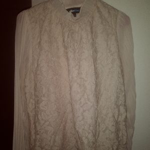 Xl off white long sleeve top
